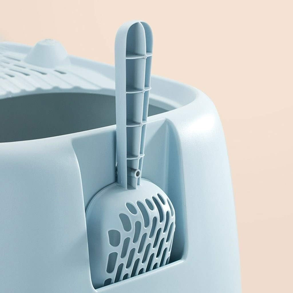 dog-potty-training-toilet-creative-cat-litter-box-fully-enclosed-drawer-top-entry-toilet-supplies-oversized-deodorant-pan-bluepink
