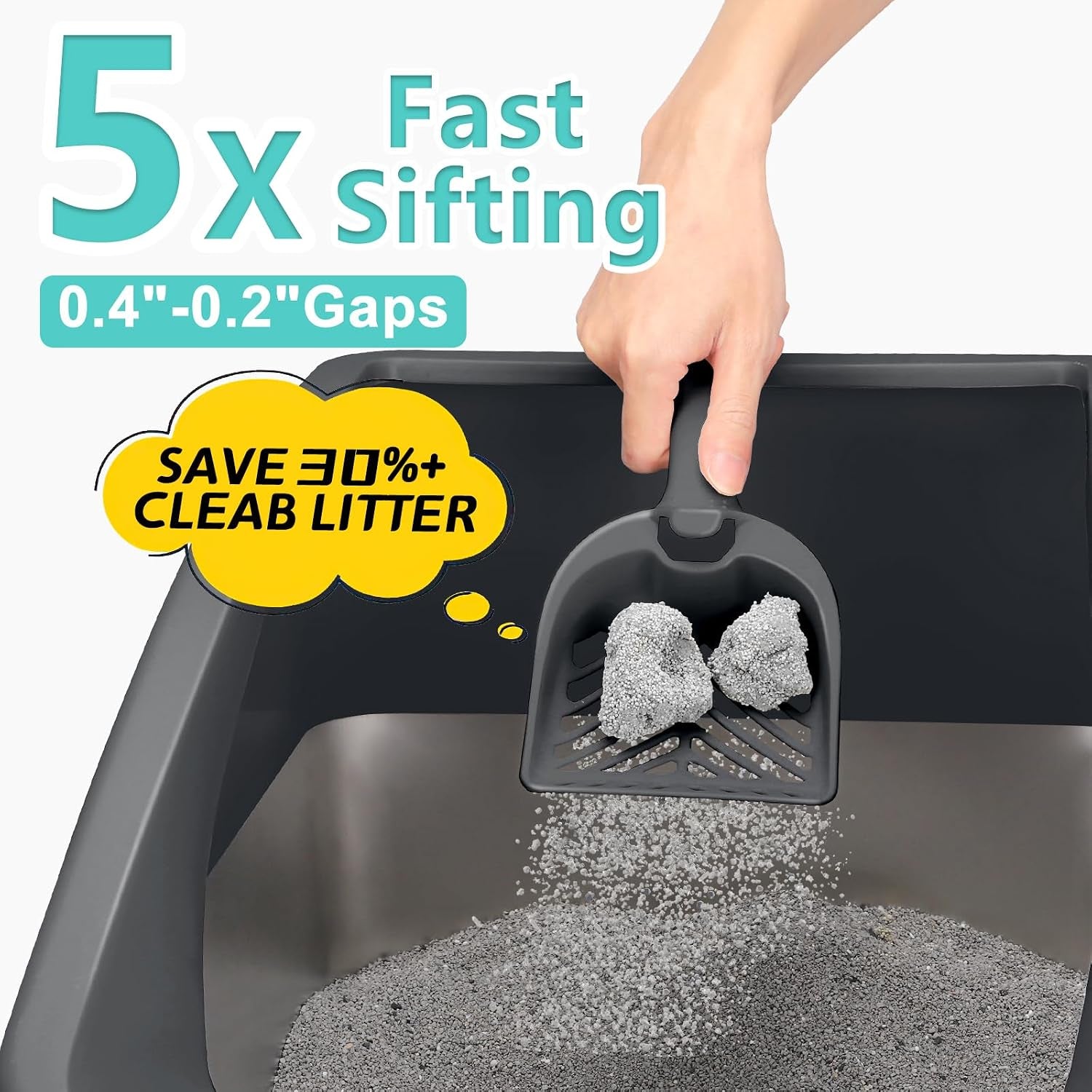 2-pack-stainless-steel-litter-box-xl-enclosed-cat-litter-boxes-with-lid-for-big-cats-and-multi-cats-high-sided-anti-urine-leakage-non-stick-bottom-dark-gray