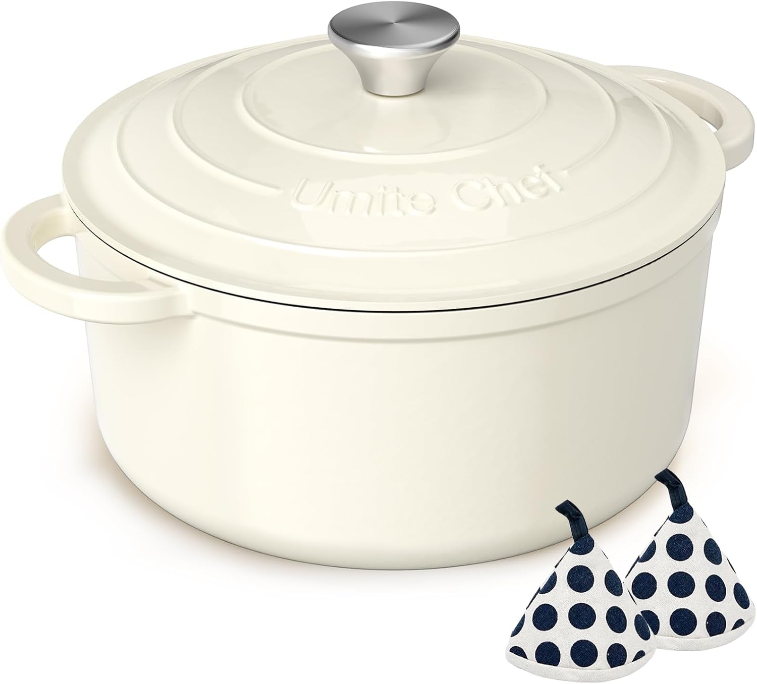 enameled-cast-iron-dutch-oven-5qt-pot-with-lid-cotton-potholders-heavy-duty-cookware-for-bread-baking-braising-stews-roastingcream-white