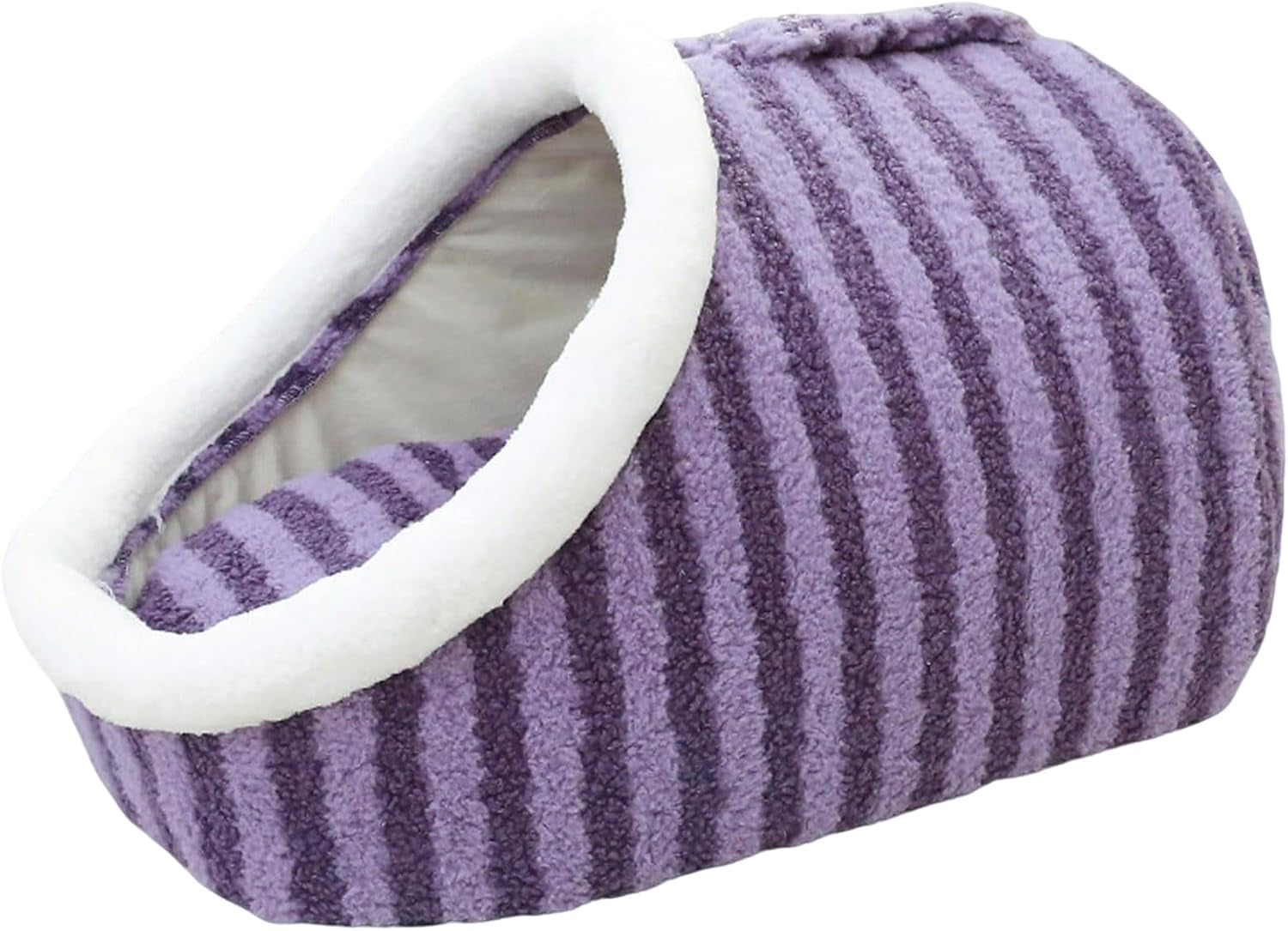 warm-nest-dog-bed-soft-cozy-pet-cave-with-removable-cushion-non-slip-washable-soft-slipper-cave-for-small-and-medium-pets-blue-large