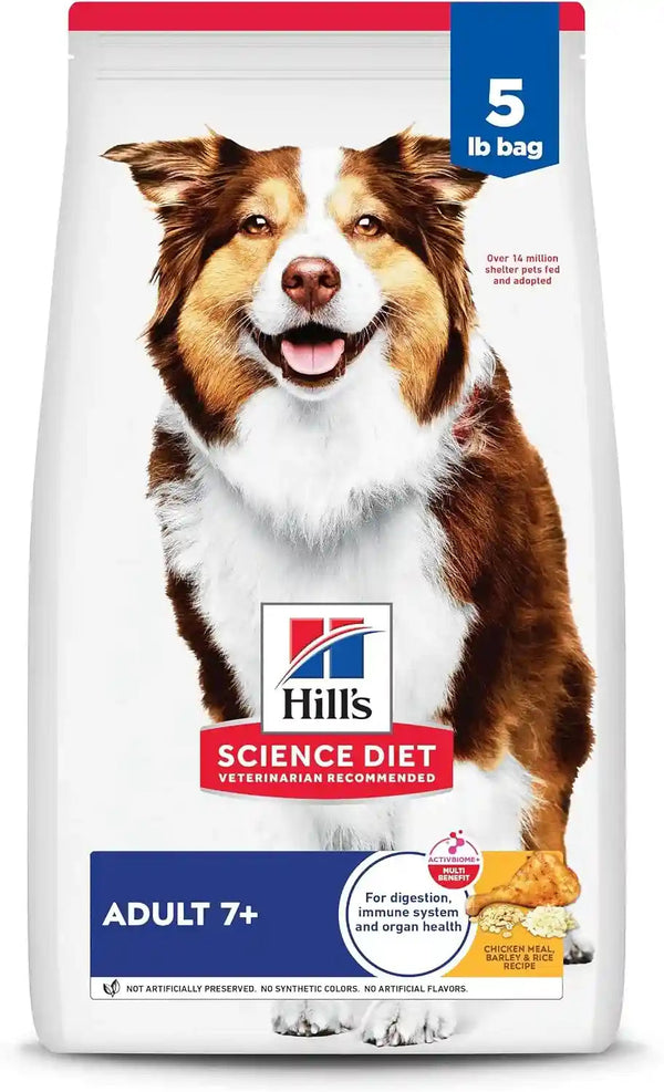 Hill'S Science Diet Adult 7+ Dry Dog Food | #1 Veterinarian Recommended, Chicken Meal, Barley, & Rice, 33 Lb. Bag18