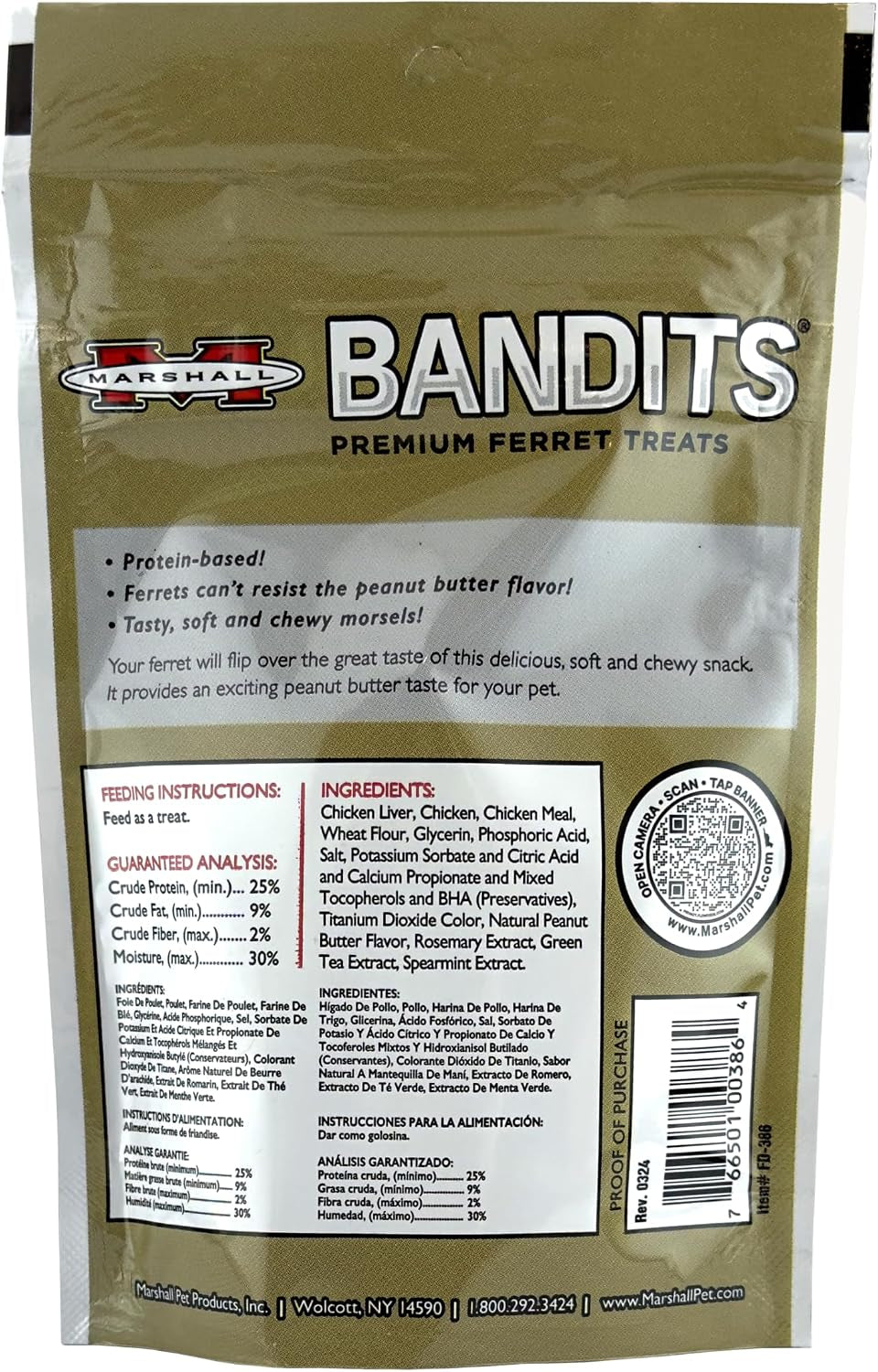 marshall-bandits-premium-ferret-treats-peanut-butter-flavor-3-oz-soft-chewy-snacks-for-training-bonding-daily-treating