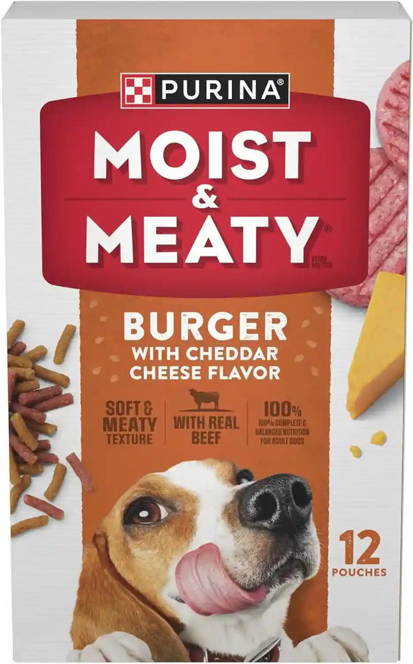 Purina Moist and Meaty Steak Flavor Soft Dog Food Pouches - 36 Ct. Pouch11