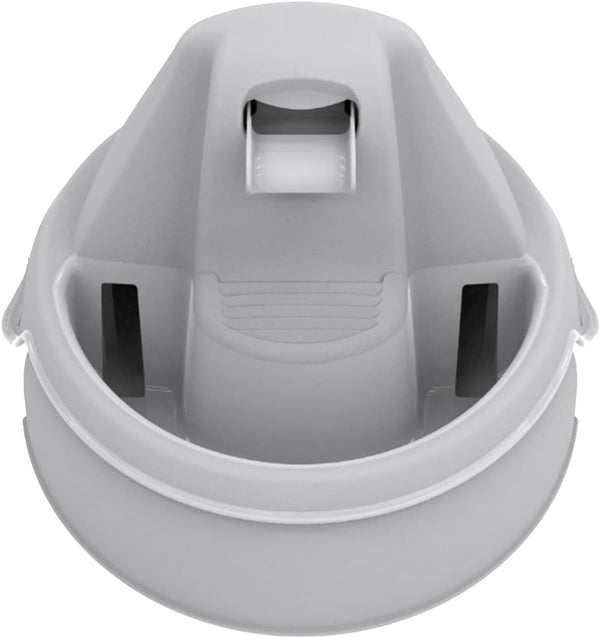 Aqua Flow Premium Pet Water Fountain - Automatic Dispenser Drinking Bowl for Cats and Dogs - Anti-Hair Drainage System - Replaceable Filters - Ideal for Multiple Pets - 52 up to 120 Fl Oz - Gray7