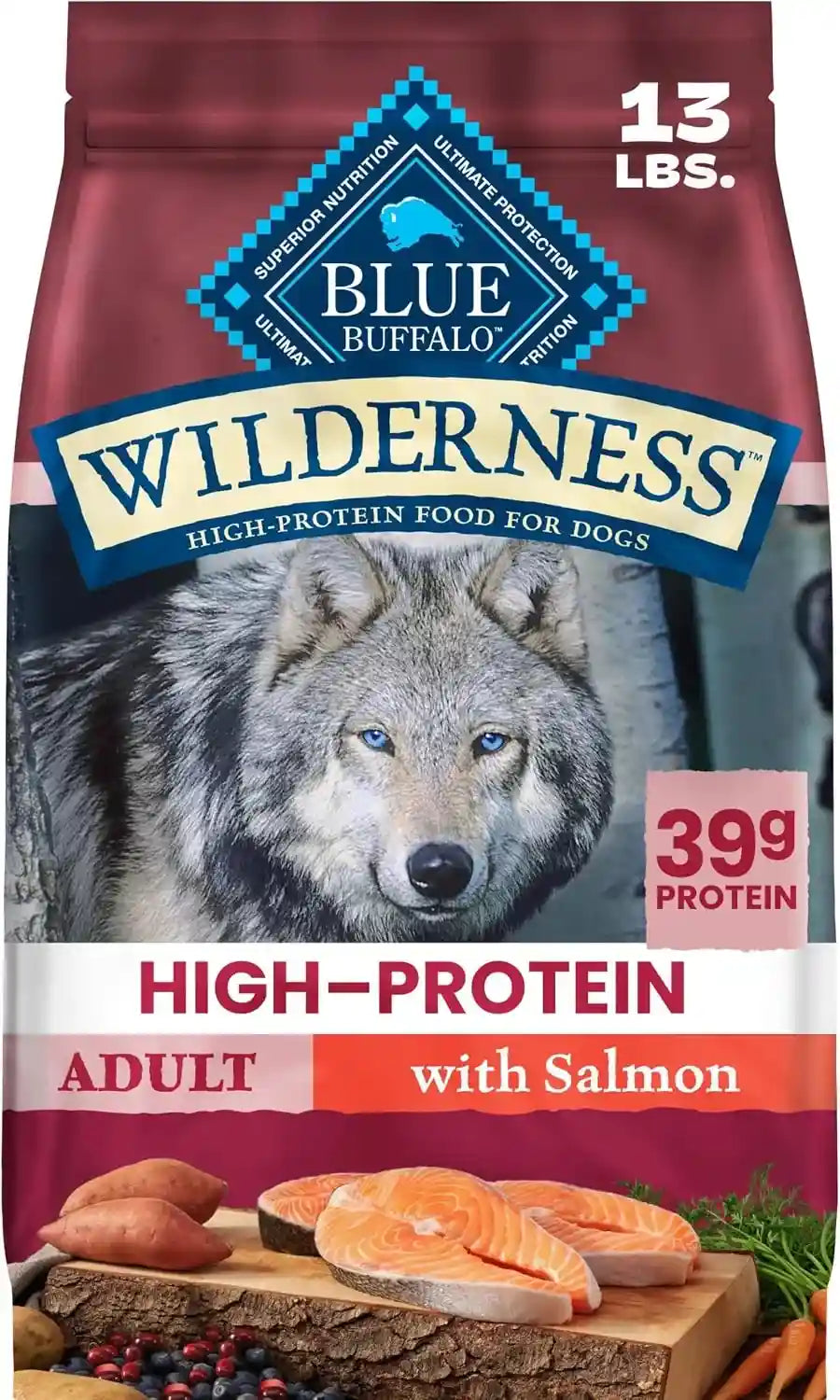 blue-buffalo-wilderness-chicken-adult-dry-dog-food-with-wholesome-grains-antioxidant-rich-fruits-veggies-39g-protein-vibrant-energy-for-an-active-life-made-with-natural-ingredients-28-lbs