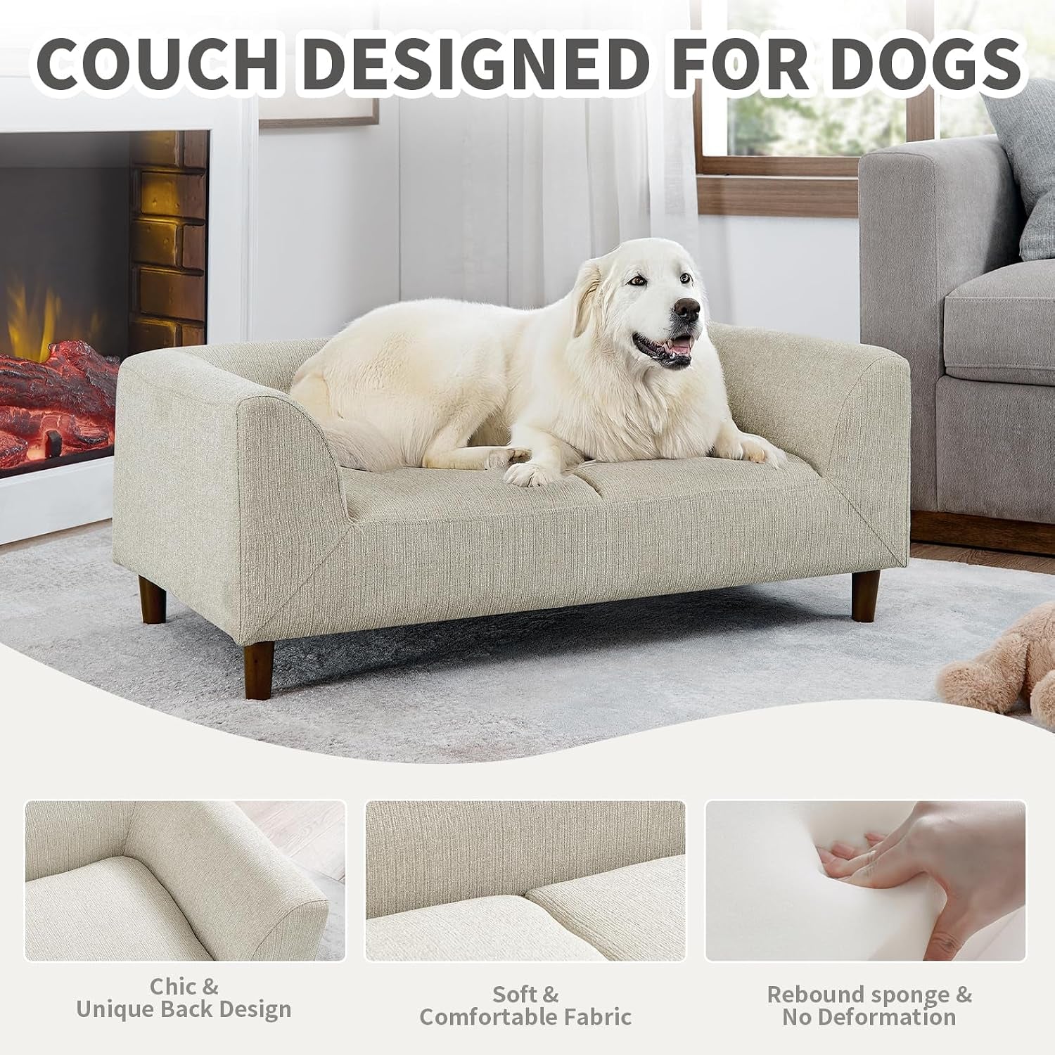39-75-modern-pet-sofa-with-backrest-and-armrests-comfortable-foam-cushion-dog-couch-for-small-and-medium-dogs-stable-leg-design-for-living-room