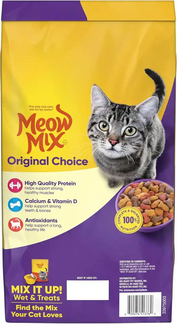 Meow Mix Original Choice Dry Cat Food, 6.3 Pound Bag9