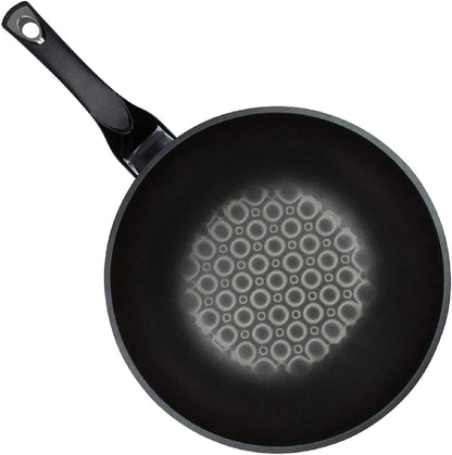 3D Coating Aluminum Nonstick Stir Fry Wok, 28Cm (11.023-Inches)3
