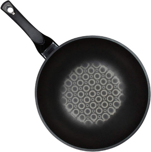 3D Coating Aluminum Nonstick Stir Fry Wok, 28Cm (11.023-Inches)3