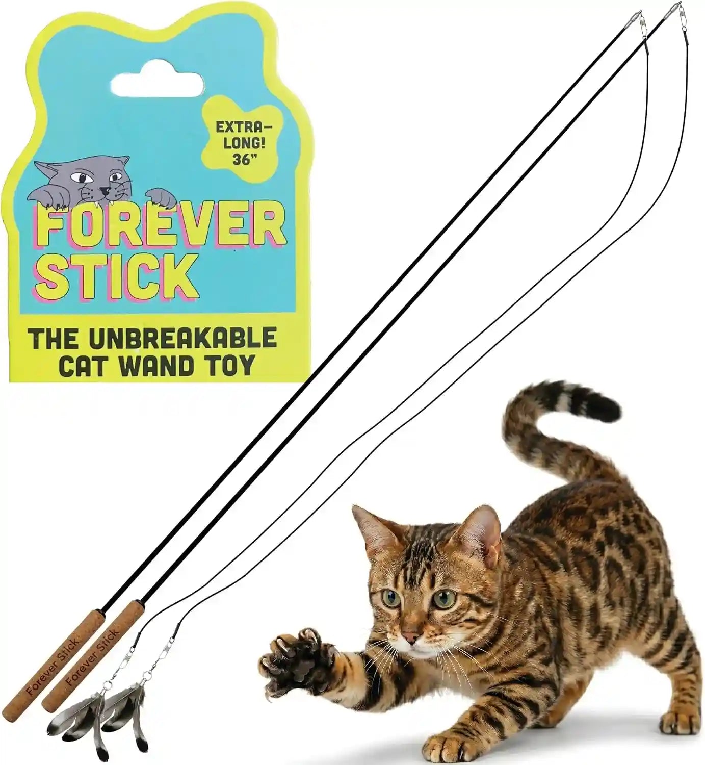 forever-stick-1-pack-the-unbreakable-cat-wand-toy-durable-cat-toy-wand-extra-long-cat-string-toy-cat-fishing-pole-toy-for-bored-indoor-adult-cats-cat-stick-toy-cat-feather-wand-cat-teaser-wand