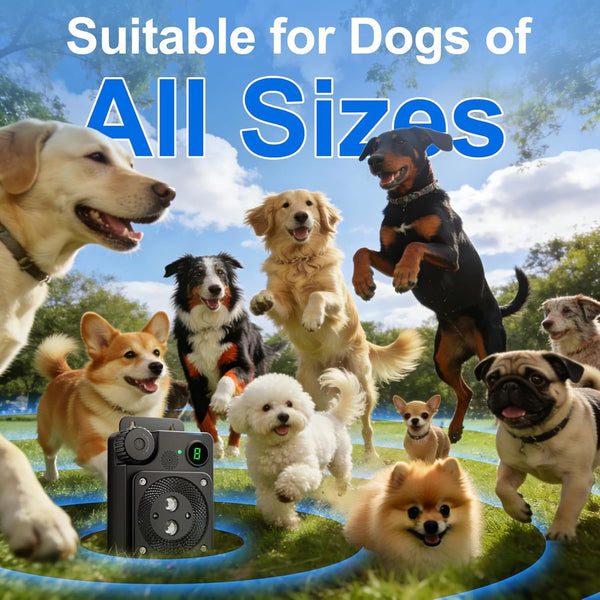 Anti Barking Device for Dogs, Dog Bark Deterrent Devices, 3 Modes Ultrasonic Bark Box Stop Neighbors Dog Barks, Bark Deterrent Device Long Range 50 Ft, Behavior Corrector for Indoor & Outdoor Use5