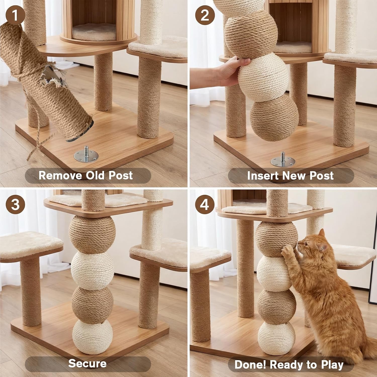 2026-upgraded-2-pack-cat-scratching-post-replacement-13-8-x-3-93-sisal-scratching-poles-with-m8-screws-modern-cat-tree-replacement-parts-for-indoor-cat-tower-repair-white