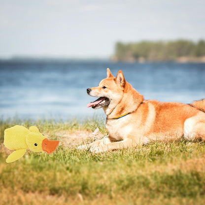 Mellow Dog Calming Duck, 2025 New Yellow Duck Dog Toy, the Mellow Ducks Calming Pillow, Dogs Ducks Toy with Quacking Sound for Indoor Dogs5