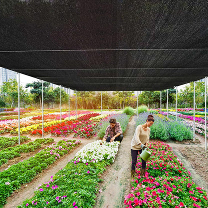 Shade Cloth - 90% Sunblock Net for Garden Patio, Shade Sails for Plants Greenhouse Pergola,Dog Kennel,Lawn Outdoor,Easy to Install Mesh Shade Cover4