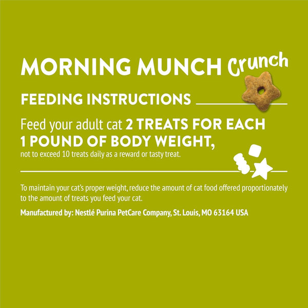 Friskies Purina Party Mix Morning Munch Crunch Egg, Bacon and Cheese Flavors Cat Treats - 20 Oz Canister7