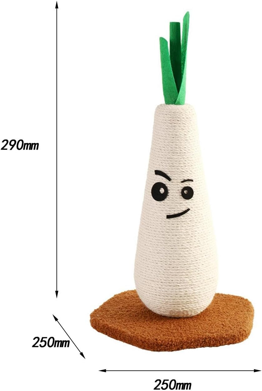 post-cute-kitten-cats-tree-scratching-posts-15-tall-scratcher-board-er-for-indoor-cats-kitty-playing-25x25x39cm-white-and-green