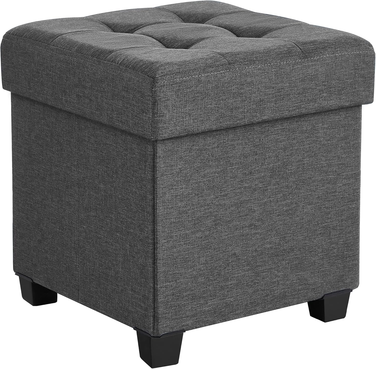 songmics-storage-ottoman-small-ottoman-foot-rest-with-legs-15-x-15-x-15-7-inches-foot-stool-load-up-to-660-lb-for-living-room-bedroom-dorm-dark-gray-ulsf14gyz