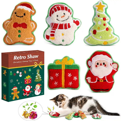 Retro Shaw Refillable Catnip Cat Kicker Toys Pillows, 10.1 Inches | Crinkle Sound, Safe and Durable, for Indoor Cats, Soft Plush, Boredom Relief, Interactive Fun8