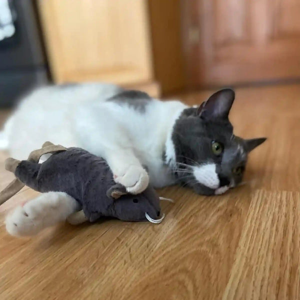 SPOT Big Mouse Bertha Cat Toy with Catnip – Lifelike Plush Mouse, Crinkle Sound, Large 7In Size, for Cuddling, Chasing, Playing – Assorted Colors4