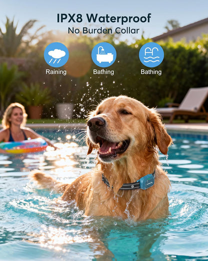 Dog Shock Collar - 4200FT Dog Training Collar with Remote, IPX8 Waterproof Electric Collar with 4 Training Modes, Security Lock, Rechargeable E-Collar for Dogs 10-120Lbs4