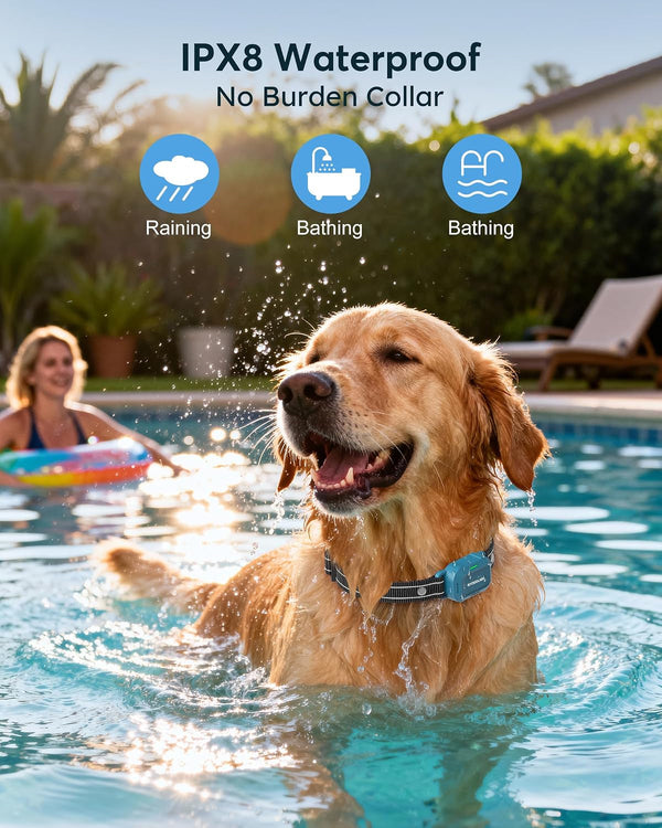 Dog Shock Collar - 4200FT Dog Training Collar with Remote, IPX8 Waterproof Electric Collar with 4 Training Modes, Security Lock, Rechargeable E-Collar for Dogs 10-120Lbs4