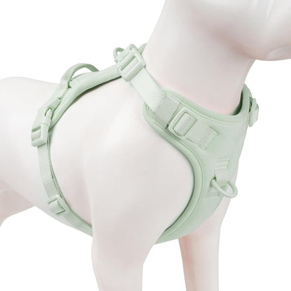 No Pull Dog Harness, Puppy Vest with Front Clip for Small Medium Large Sized Dog(Light Pink,L)12