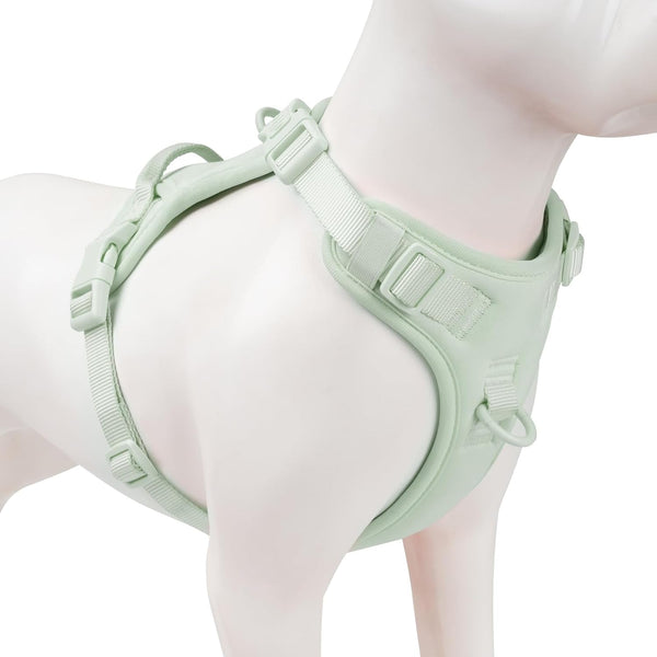 No Pull Dog Harness, Puppy Vest with Front Clip for Small Medium Large Sized Dog(Light Pink,L)12