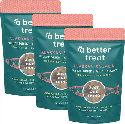 A Better Treat – Freeze Dried Salmon Dog Treats, Wild Caught, Single Ingredient | Natural High Value | Gluten Free, Grain Free, High Protein, Diabetic Friendly | Natural Fish Oil | Made in the USA7