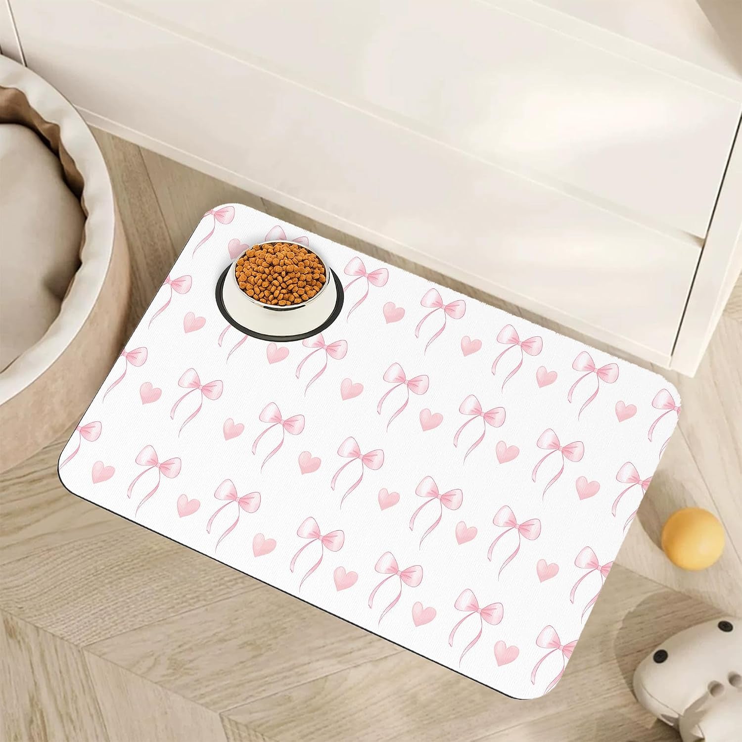 fish-boho-dog-food-mat-for-floors-ocean-absorbent-quick-dry-pet-feeding-mat-cat-dog-bowl-mats-for-food-and-water-non-slip-pet-accessories-supplies-12x20