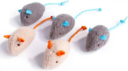 Cat Toy Interactive Toy Plush Mouse Shaped Toy - (3 Pack)6