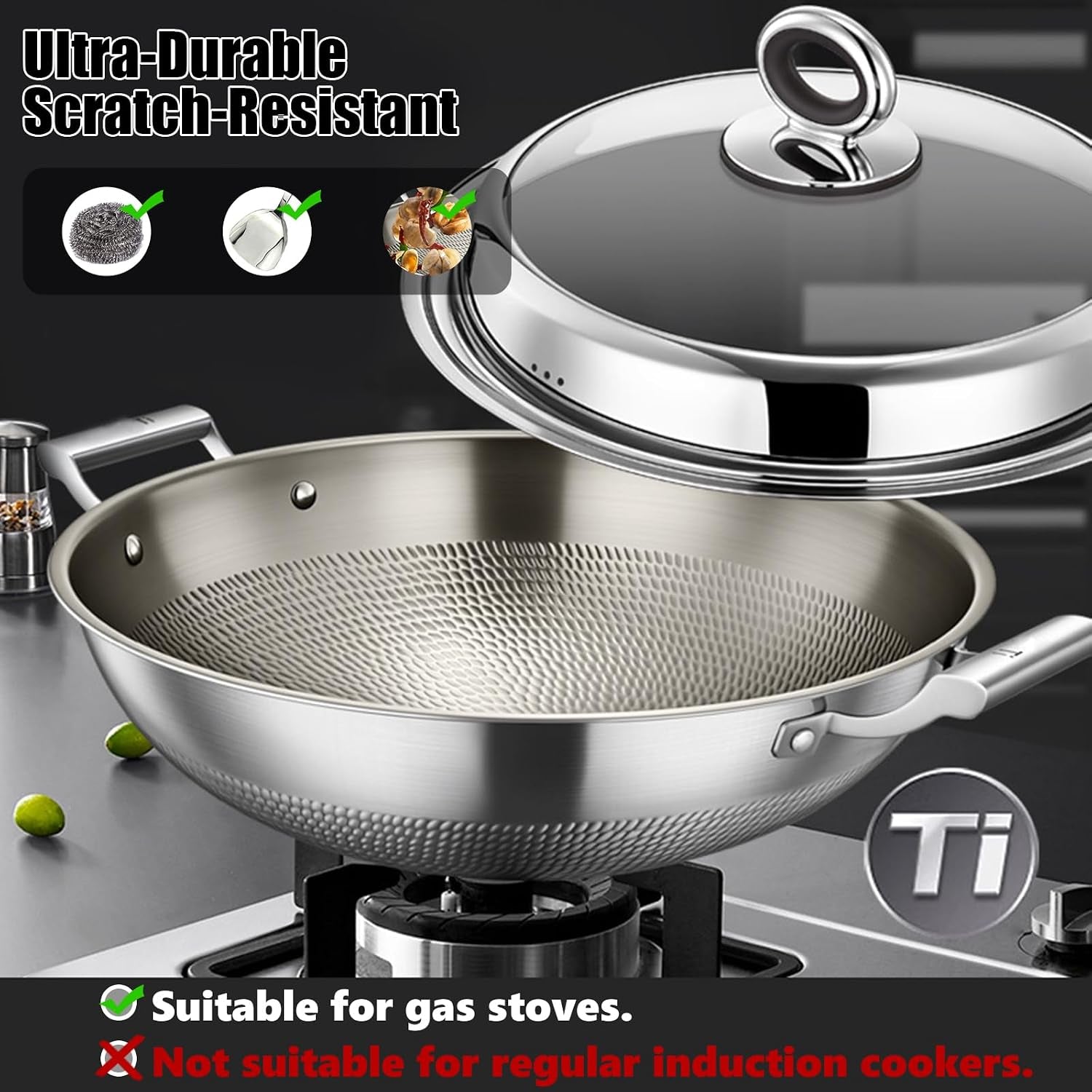 titanium-wok-titanium-pans-for-cooking-hammered-pan-pro-cookware-round-bottom-double-handles-pfas-pfoa-ptfe-free-non-stick-ultra-durable-scratch-resistant-even-heating-with-lid-17-72in