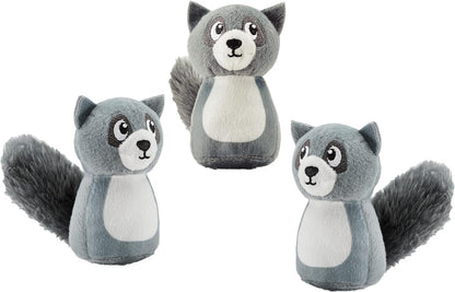 Outward Hound Squeakin’ Squirrels – 3‑Pack Plush Squeaky Dog Toys for Puppies, Small Dogs & Hide-A-Squirrel Replacements8