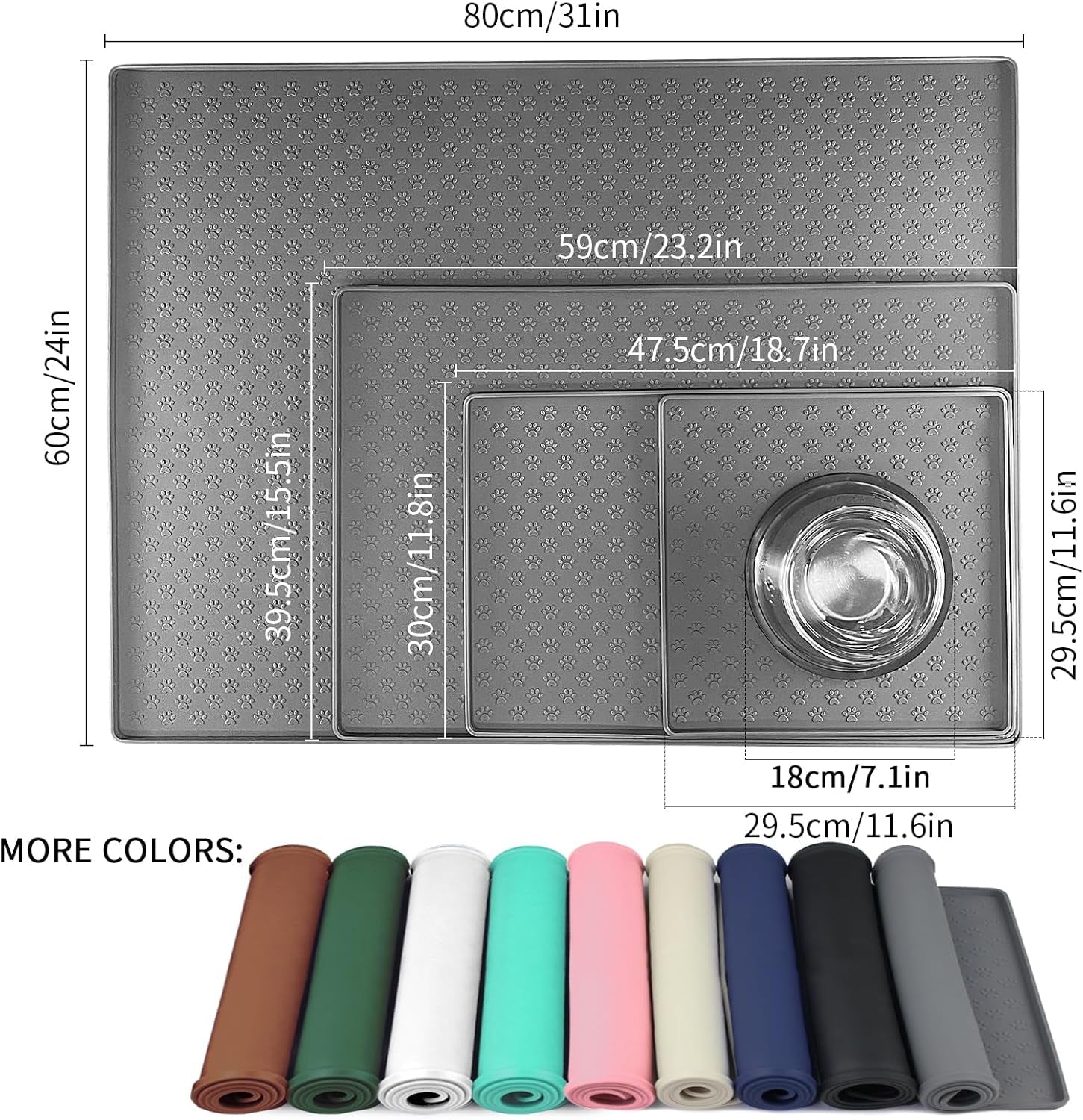 ptlom-pet-placemat-for-dog-and-cat-mat-for-prevent-food-and-water-overflow-suitable-for-small-medium-and-big-pet-18-12-grey-silicone