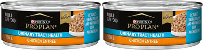 Purina Pro Plan Urinary Tract Health Chicken Entree in Gravy Cat Food - (Pack of 24) 3 Oz. Pull-Top Cans10