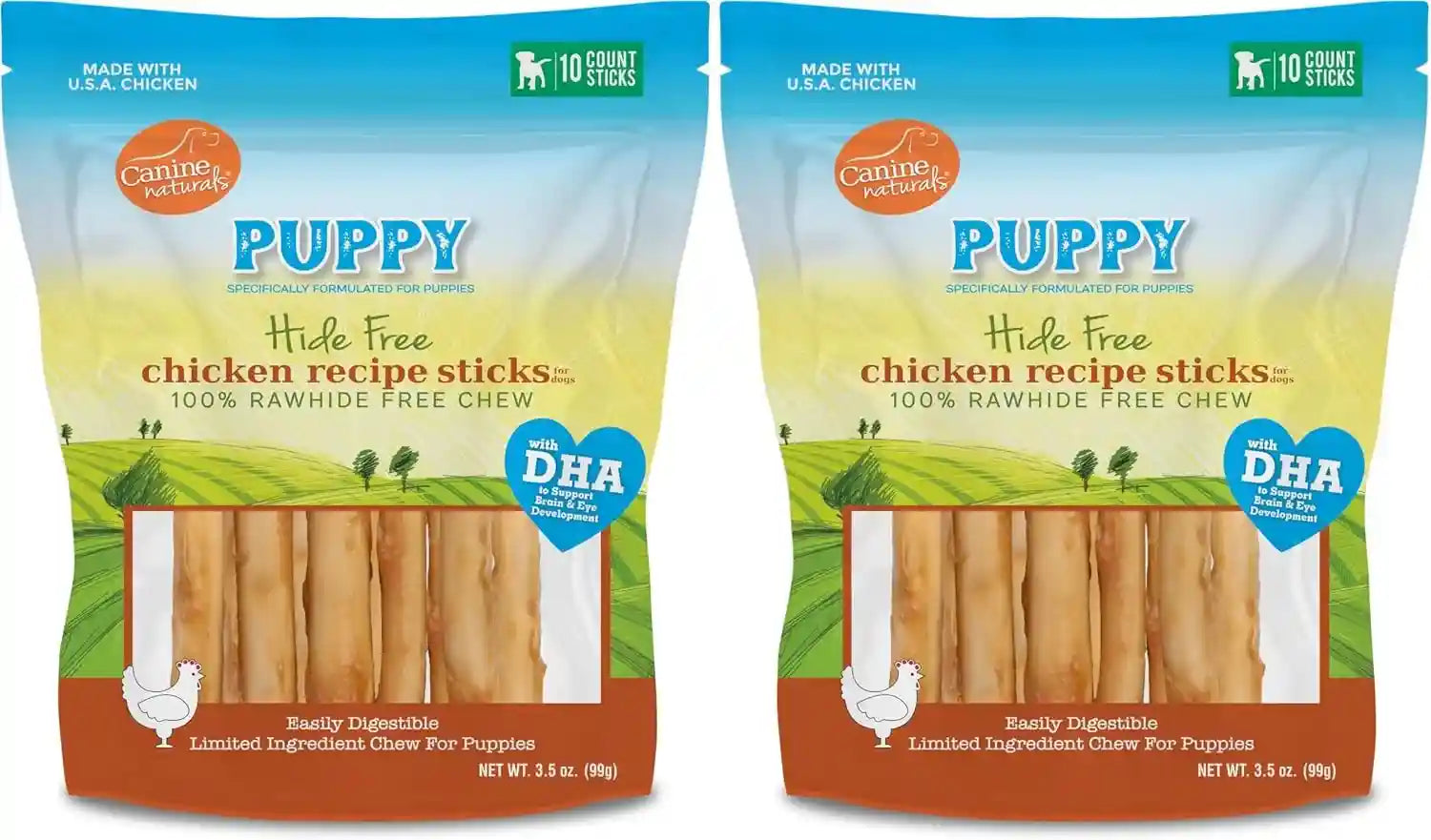 canine-naturals-rawhide-free-puppy-chews-chicken-and-rice-recipe-10-count-100-rawhide-free-made-with-usa-chicken-all-natural-easily-digestible-5-in-sticks-perfect-for-teething-puppies