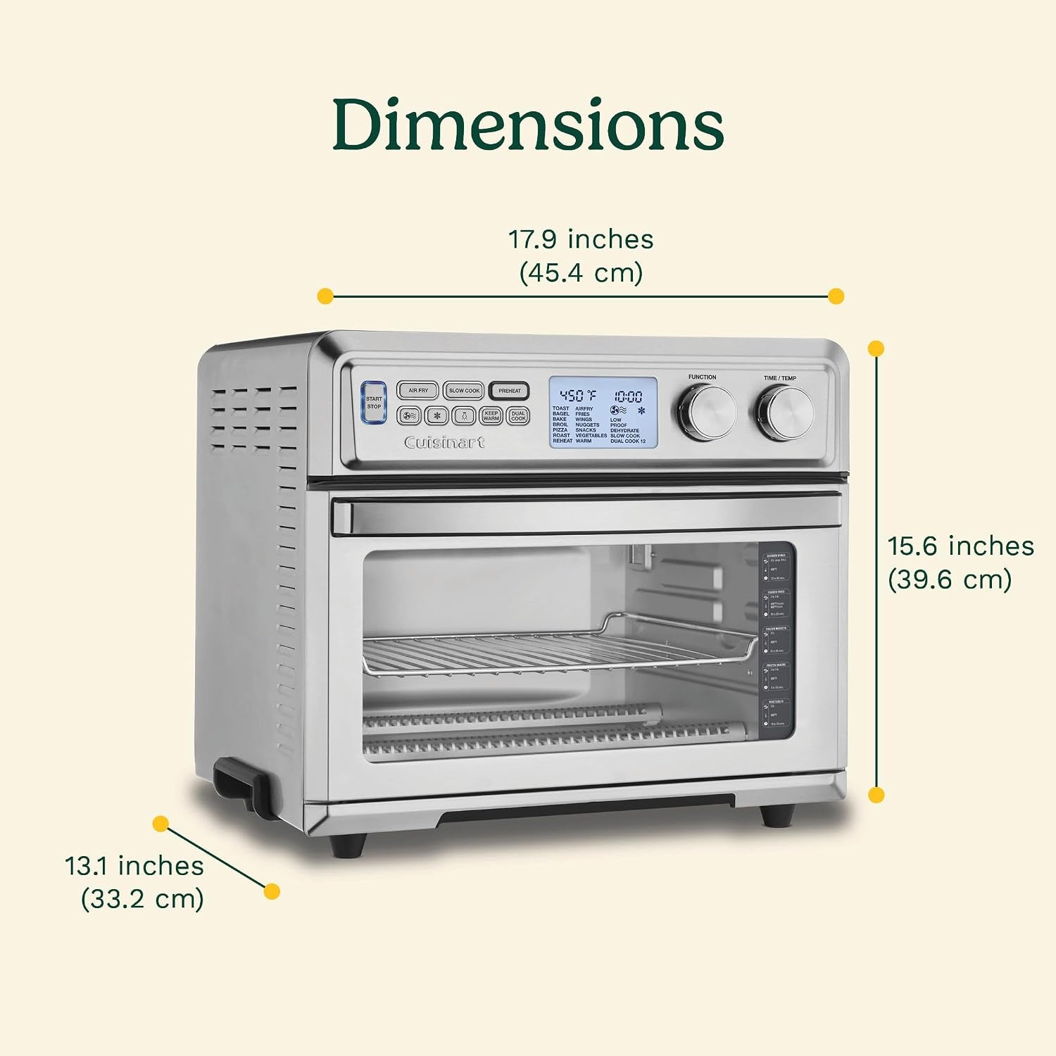 toa-95c-digital-airfryer-toaster-oven-0-95-cubic-feet-premium-1800-watt-oven-with-digital-display-controls-xl-capacity-intuitive-programming-adjustable-temperature-stainless-steel