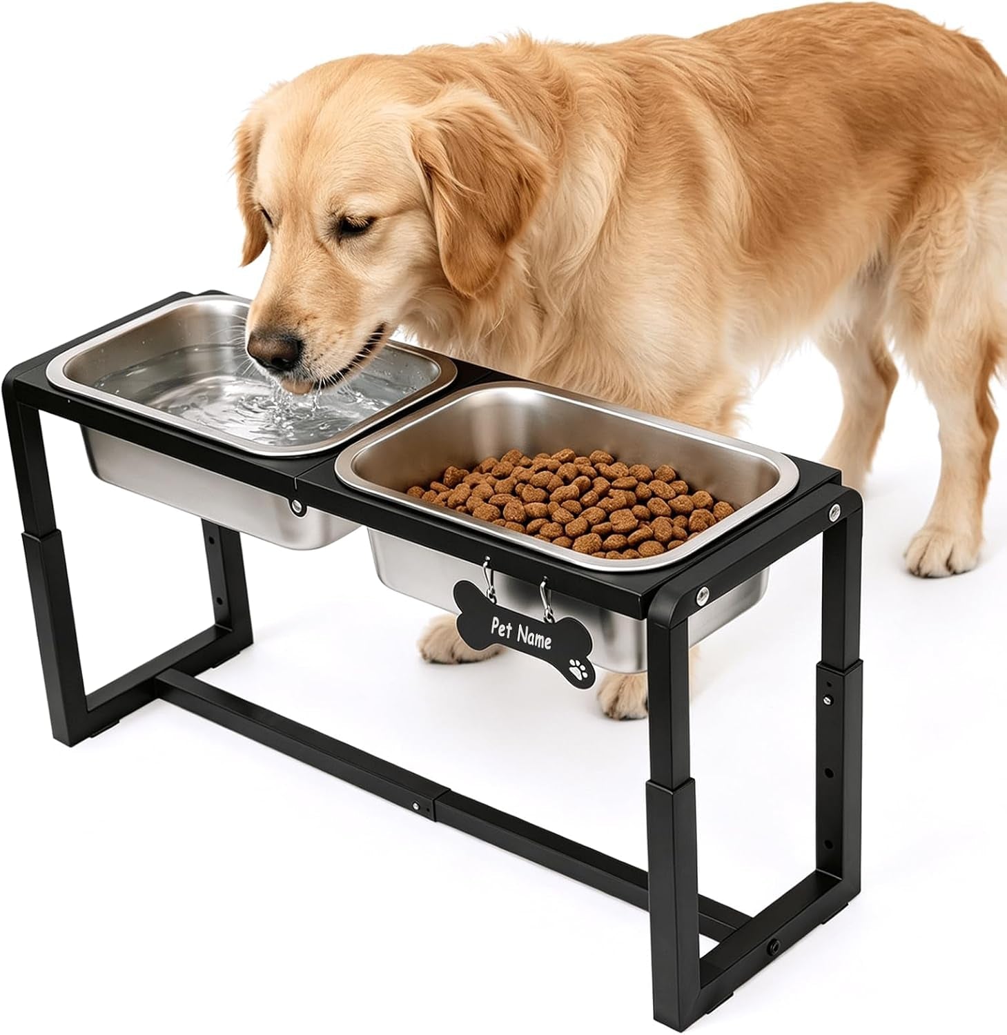 elevated-dog-bowls-metal-raised-dog-bowl-stand-with-2-thick-58oz-stainless-steel-food-bowls-non-slip-mat-11-8-tall-for-medium-large-breeds