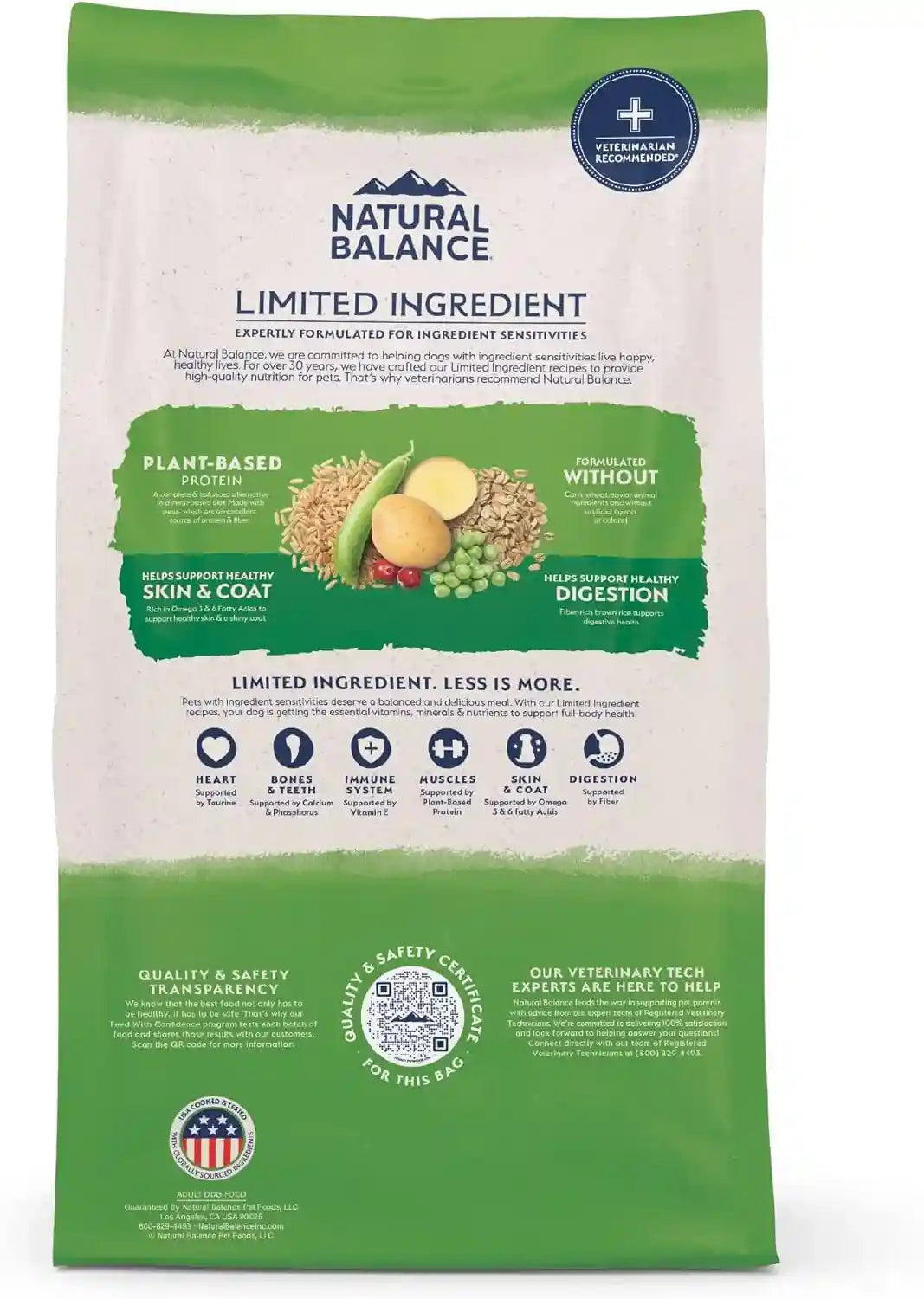 natural-balance-limited-ingredient-adult-dry-dog-food-with-vegan-plant-based-protein-and-healthy-grains-vegetarian-recipe-24-pound-pack-of-1