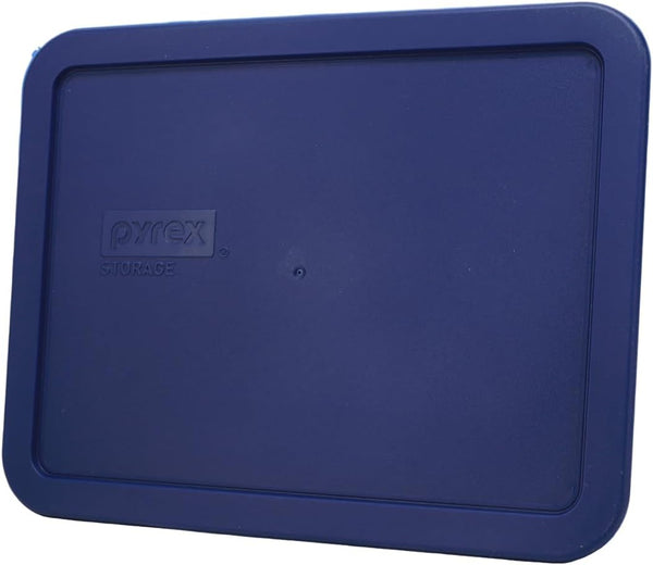 7211-PC (6-Cup) Blue Food Storage Lid (2-Pack) - Made in USA | Bpa-Free Plastic | Rectangle Shape | Designed for 7211 Glass Dish | Dishwasher Safe | Resists Stains and Odors3