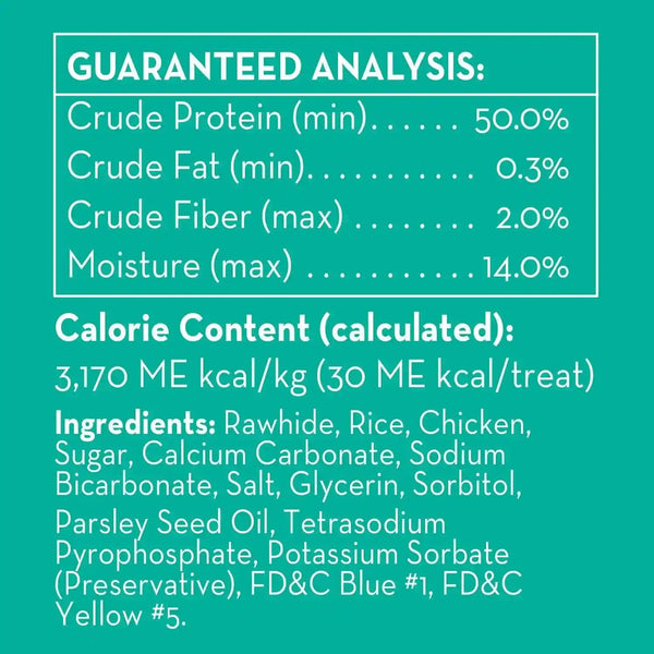 Dingo Dental Sticks Dog Treats with Real Chicken & Parsley, 48 Count | Real Parsley Freshens Breath, Chewing Reduces Tartar & Plaque, Fully Digestible, for Adult Dogs4