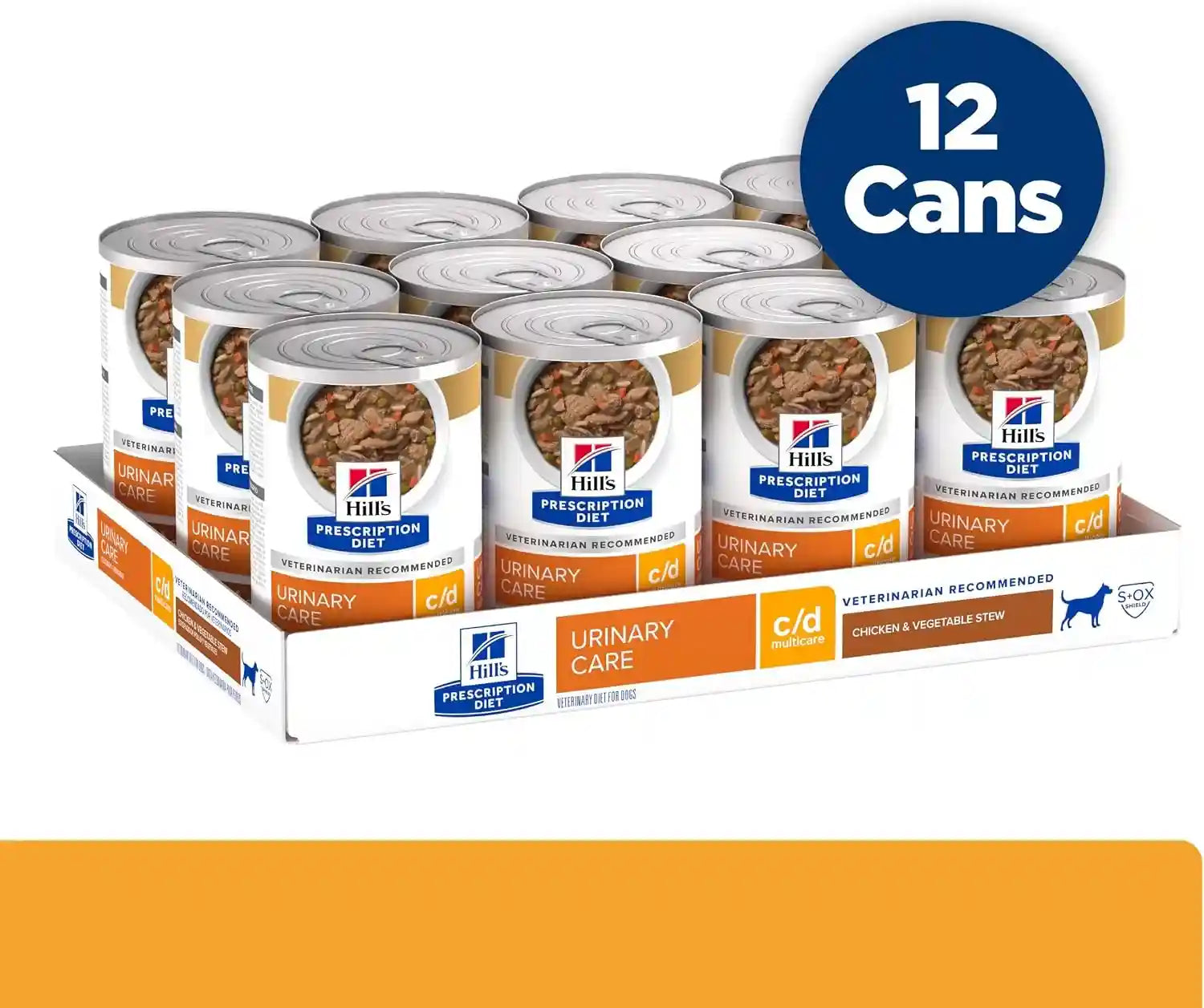 hills-prescription-diet-c-d-multicare-urinary-care-wet-dog-food-1-veterinarian-recommended-chicken-vegetable-stew-12-5-oz-cans-12-pack