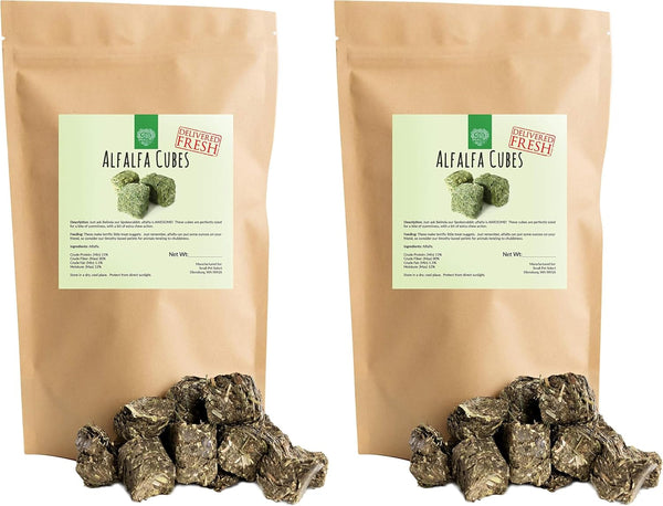 Small Pet Select - Straight Timothy Hay Cubes - 100% All Natural Timothy Hay, Not Blended - Delivered Fresh, Guarantee, (5 Lb) | 100% Natural Timothy, Not Blended, Delivered Fresh, Compressed Forage, for Chinchillas, Bunnies & Small Pets8