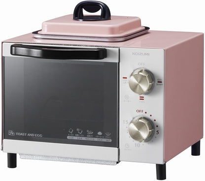 Toaster Oven with Fried Eggs Function KOS-0703 (Pink)1