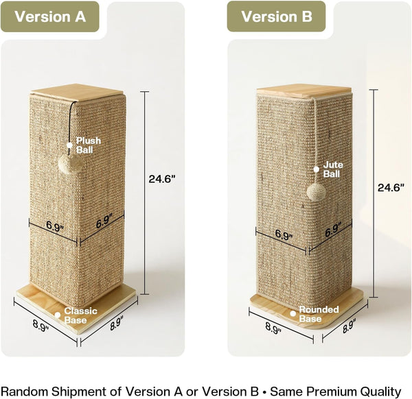 Wooden Couch Corner Cat Scratcher with Sisal Scratching Mat, Couch Cat Scratch Protector with Adjustable Buckles, Couch Corner Protectors for Cats, Cat Scratch Furniture Protector for Sofa2