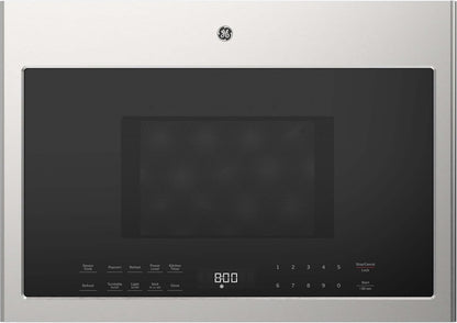 GE 24" Over-The-Range Microwave, 1.4 Cu. Ft., 1000 Watts, 300 CFM Hood Vent, LED Lighting, Auto Defrost, Installer-Friendly, Stainless Steel, GVMB14S4WSS1