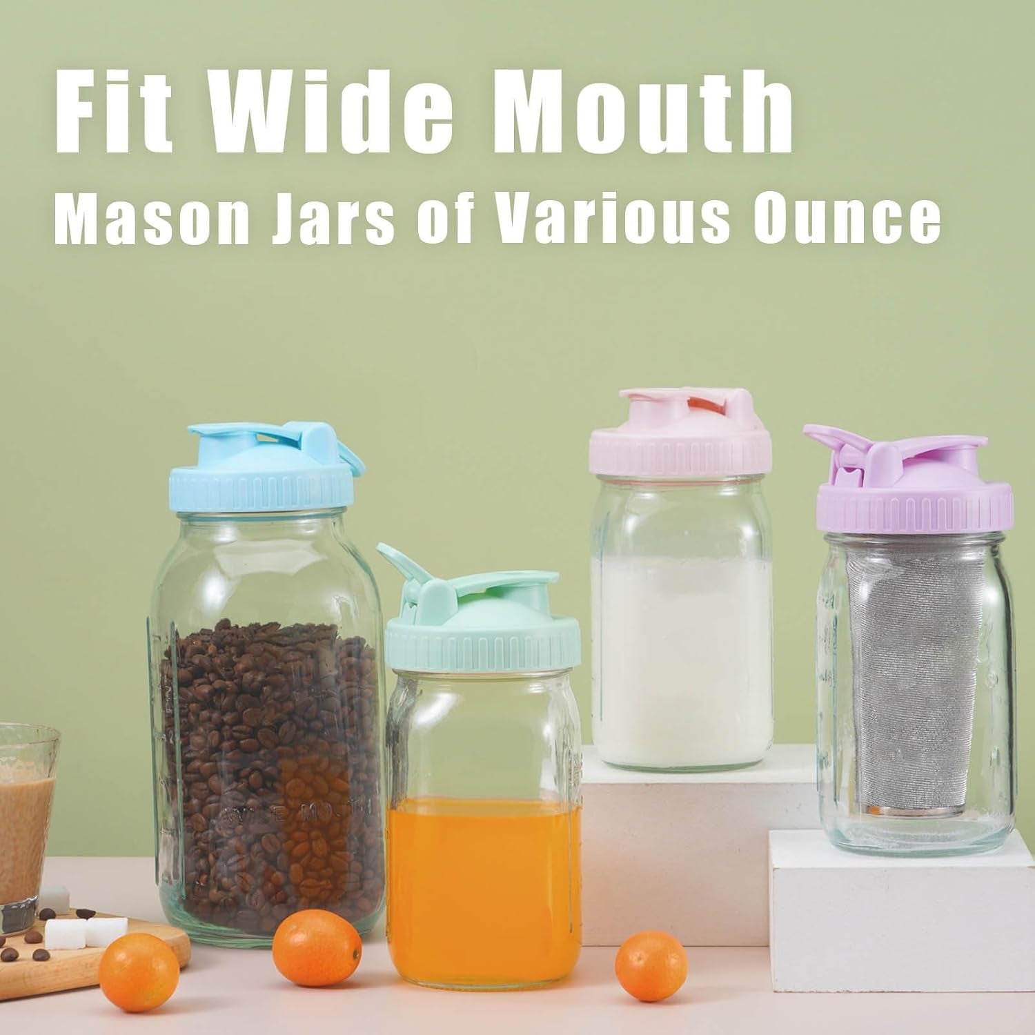wide-mouth-mason-jar-pour-spout-lid-4-pack-colorful-no-leak-mason-jar-pour-spout-lid-mason-jar-drinking-lids-with-flip-top-easy-to-use-no-dripping-easy-to-clean-fit-for-mason-jar-pitcher