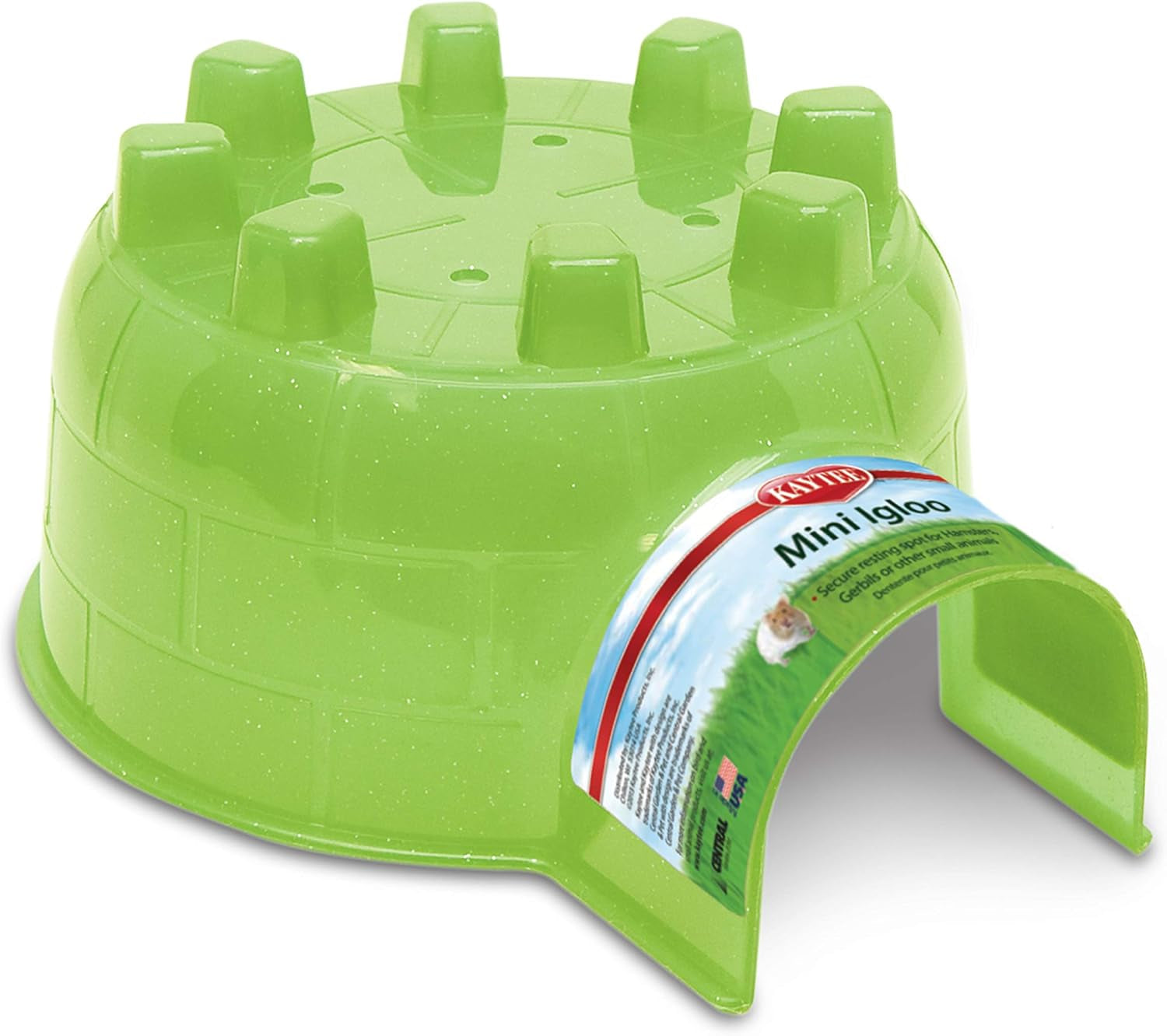 kaytee-igloo-habitat-hideout-for-pet-rabbits-ferrets-guinea-pigs-and-other-small-animals-giant