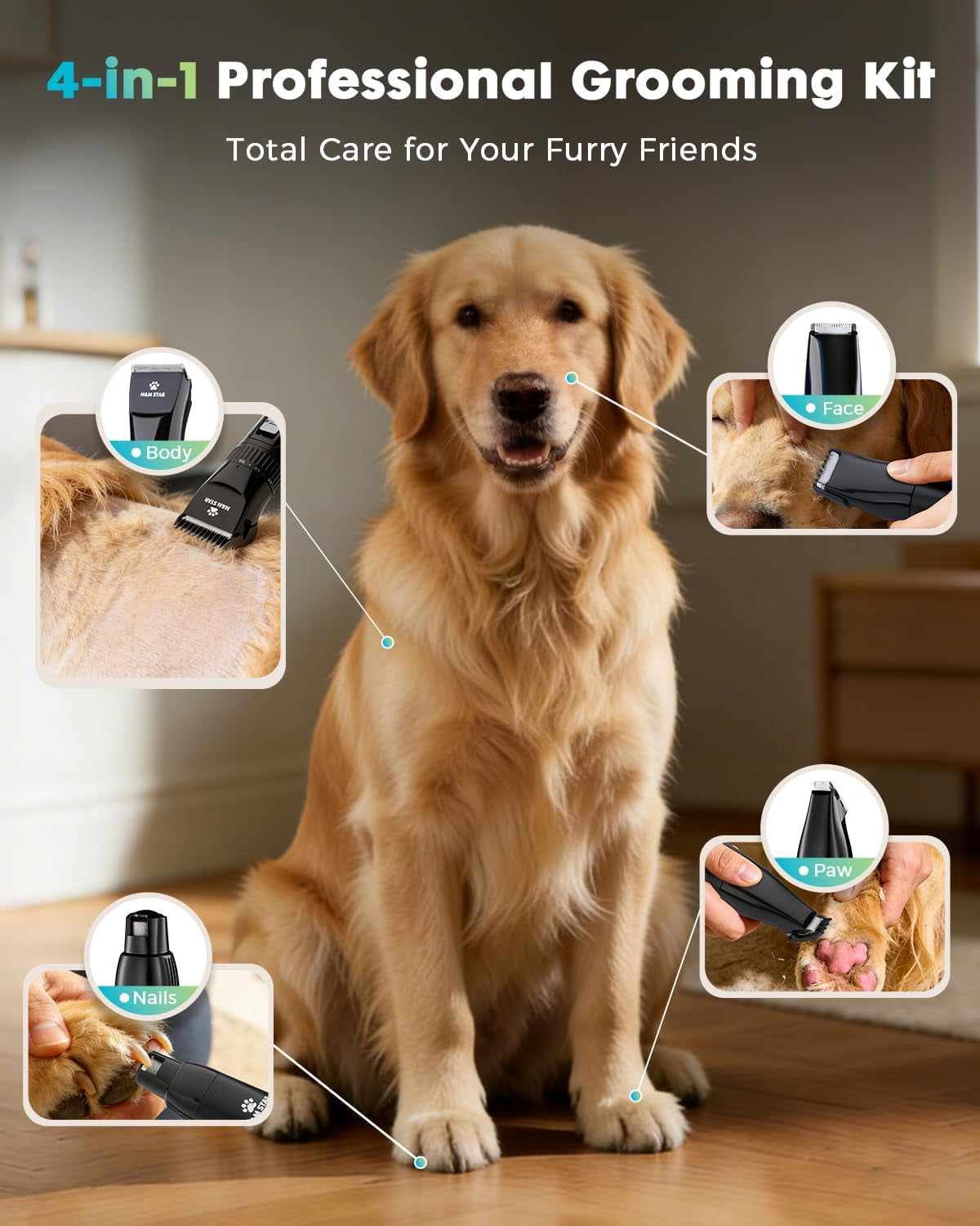 m-m-star-dog-grooming-kit-quiet-dog-clippers-for-grooming-heavy-thick-coats-cordless-pet-hair-trimmer-shaver-with-paw-trimmer-low-noise-rechargeable-clippers-for-small-large-dogs-cats
