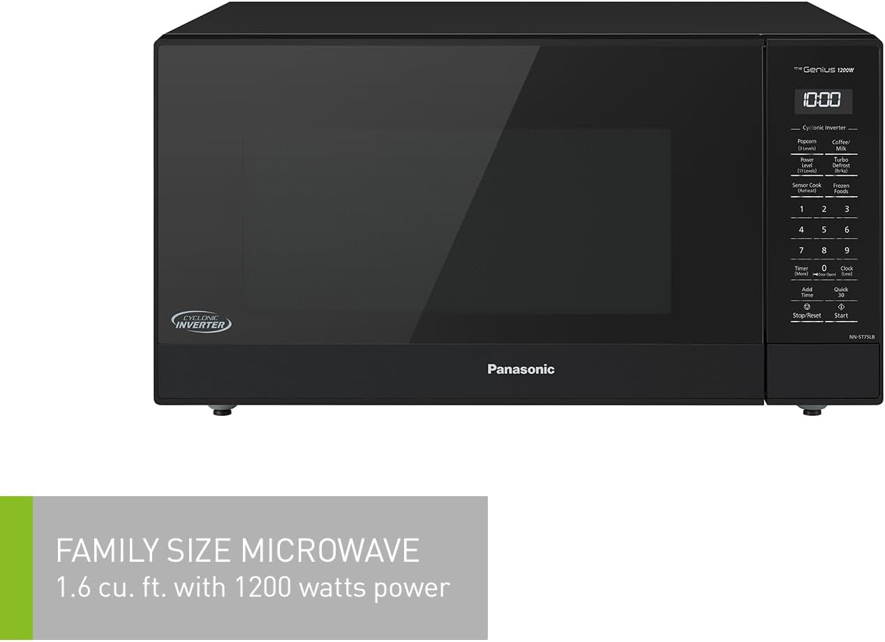 panasonic-nnst75lbc-family-size-genius-cyclonic-inverter-1200-w-microwave-oven-15-auto-cook-menus-child-lock-black