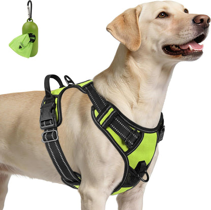 Joytale No Pull Dog Harness Medium Sized Dog, Front Clip, Black | Grab Handle for Instant Control, Padded & Adjustable Vest, Sturdy Metal D-Rings, for Safe Training & Daily Walking12